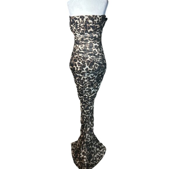 SER.O.YA Sasha Maxi Dress in Spotted Bengal Small New Womens Gown - Picture 6 of 16